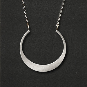 Scout Refined Necklace, Crescent, Silver