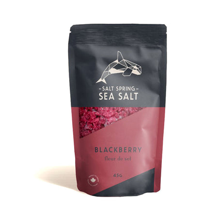 Salt Spring SS Blackberry Fleur de Sel, 45g