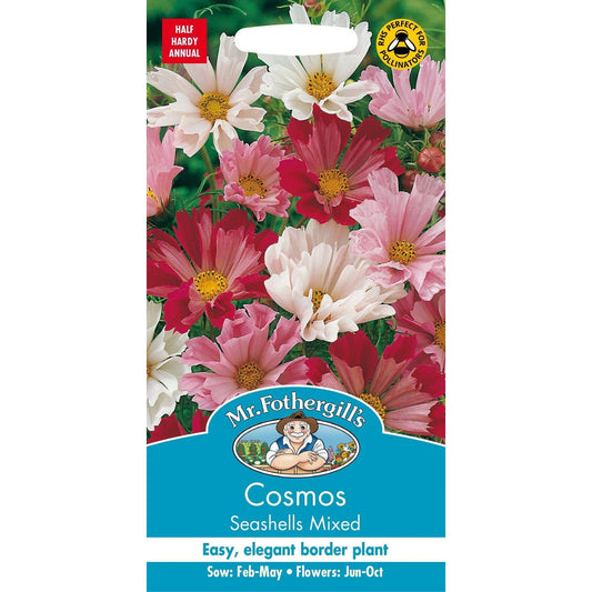 Cosmos - Seashells Mixed Seeds, Mr Fothergills