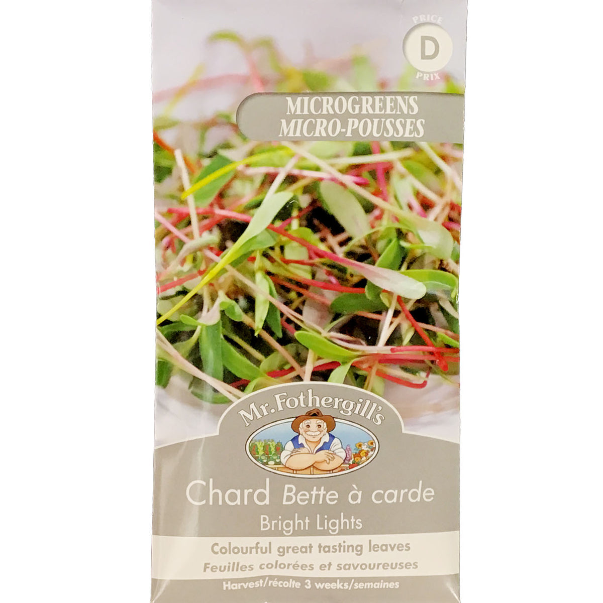 Micro Greens - Chard Bright Seeds, Mr Fothergill's