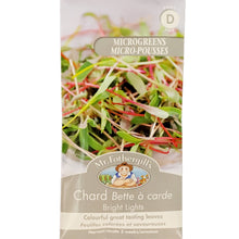 Load image into Gallery viewer, Micro Greens - Chard Bright Seeds, Mr Fothergill&#39;s
