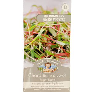 Micro Greens - Chard Bright Seeds, Mr Fothergill's