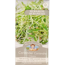 Load image into Gallery viewer, Micro Greens - Cilantro Seeds, Mr Fothergill&#39;s

