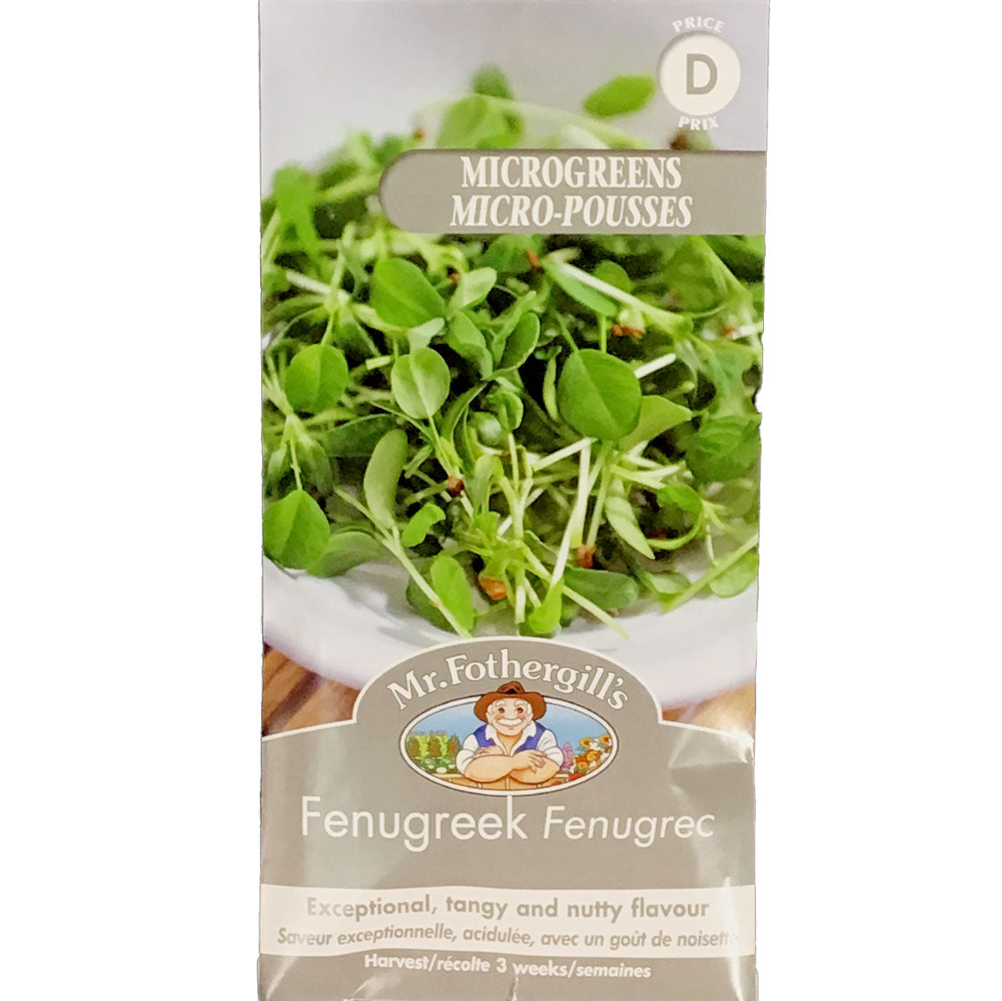 Micro Greens - Fenugreek Seeds, Mr Fothergill's
