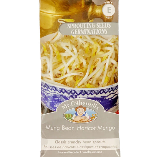 Sprouting Seeds - Mung Bean, Mr Fothergill's