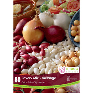 Onion - Mixed Bulbs, 80 Pack