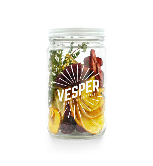 Vesper Cocktail Infusion Jar, Bourbon Peach Smash