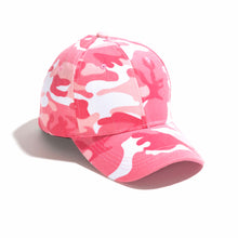 Load image into Gallery viewer, Paige Ponytail Baseball Cap, Pink Camo
