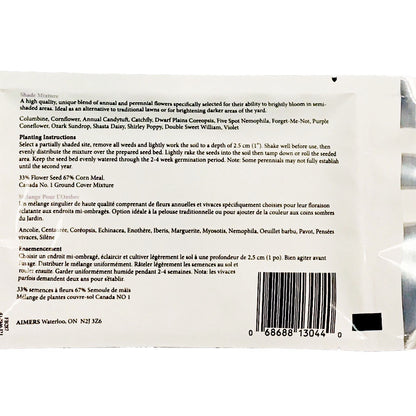 Wildflowers - Shade Mixture Seeds, Aimers Jumbo