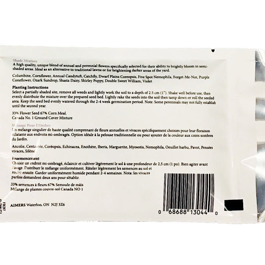 Wildflowers - Shade Mixture Seeds, Aimers Jumbo