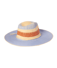 Load image into Gallery viewer, Ladies Wide Brim Sunhat, Carmela, Blue
