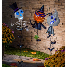 Load image into Gallery viewer, Halloween Character Solar Garden Stake, 36in
