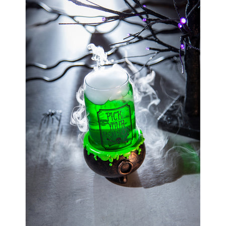 Poison Beer Glass with Cauldron Coaster, 14oz