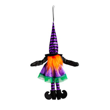 Load image into Gallery viewer, Light-Up Hanging Halloween Gnome Decor, 19in
