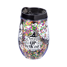 Load image into Gallery viewer, Double Wall Glitter Halloween Tumbler, 10oz
