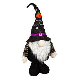 LED Plush Halloween Witch Gnome, 52in