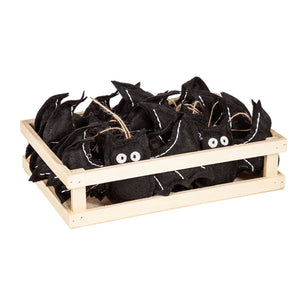 Hanging Plush Bat Decor, 4in