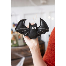 Load image into Gallery viewer, Hanging Plush Bat Decor, 4in
