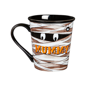 Mommy & Me Ceramic Mug Set, Mummy/Boo 16oz/8oz