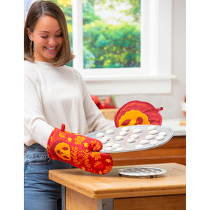 Gobble Till You Wobble Oven Mitt/Pot Holder Set