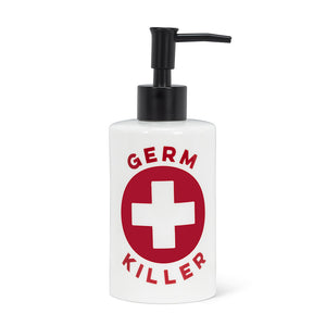 Germ Killer Ceramic Pump Bottle, 14oz