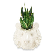 Load image into Gallery viewer, Pot, 1.5in, Ceramic, Tiger Head Wall Planter
