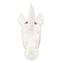 Load image into Gallery viewer, Pot, 1.5in, Ceramic, Unicorn Head Wall Planter
