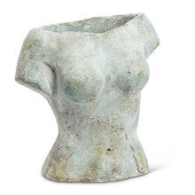 Load image into Gallery viewer, Planter, Cement, Female Torso Sculpture
