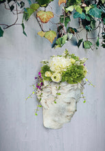 Load image into Gallery viewer, Pot, 4in, Cement, Goddess Head Wall Planter
