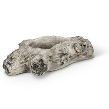 Load image into Gallery viewer, Planter, 11in, Cement, Slim Faux Log
