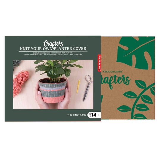 Crafters Knit Your Own Planter Cover Kit
