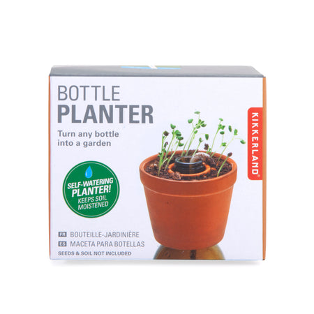 Bottle Top Terracotta Planter