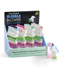 Unicorn Bubble Blower, 4 Colours