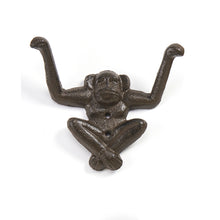 Load image into Gallery viewer, Cast Iron Monkey Double Wall Hook, 3 Styles

