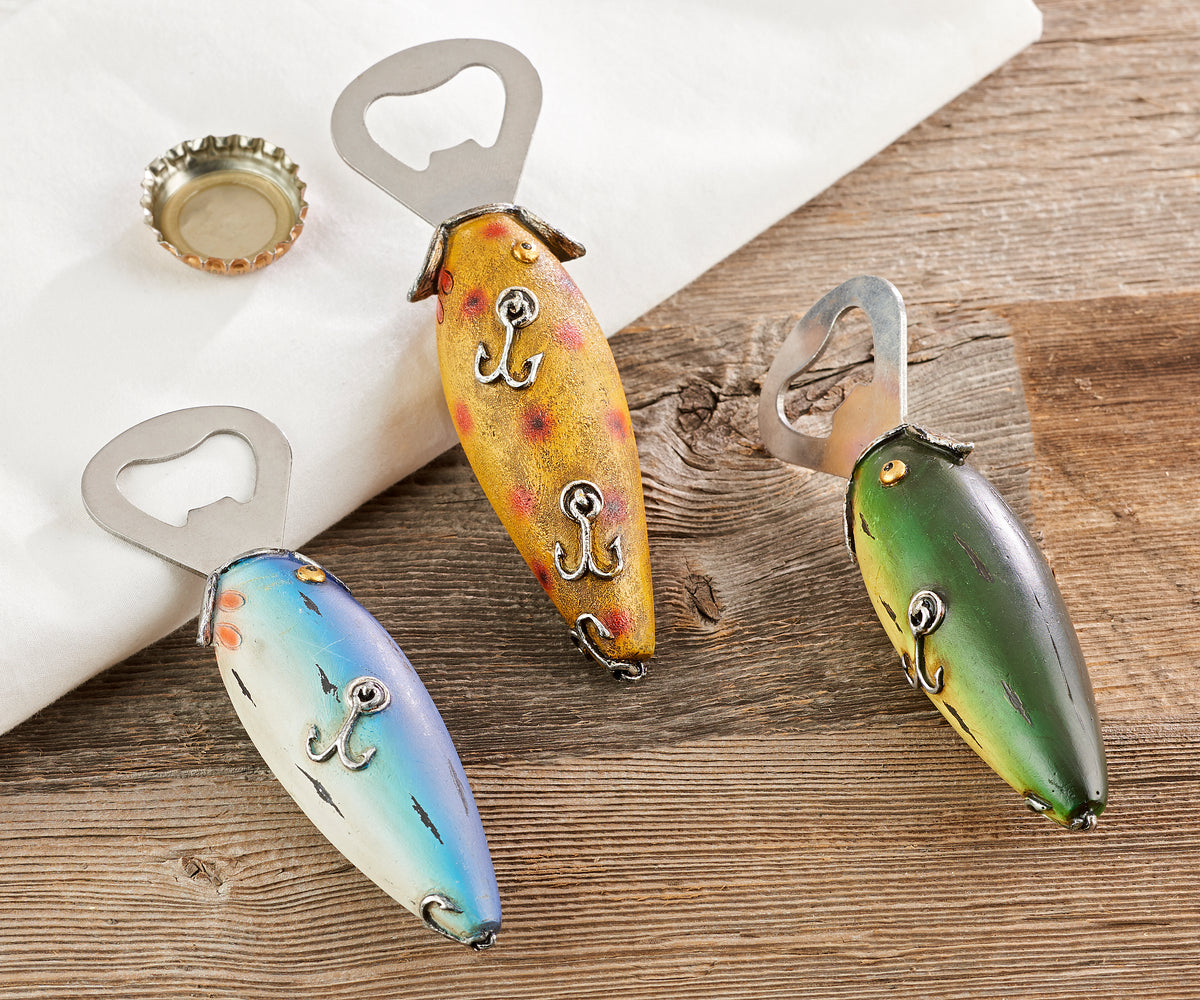 Fishing Lure Bottle Opener, 3 Styles