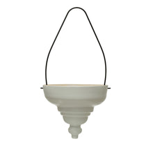 Load image into Gallery viewer, Planter, 8in, Terracotta, White Hanging Cone

