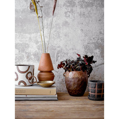 Pot, 4in, Terracotta, Distressed, 2 Styles