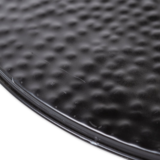 Hammered Iron Fire Pit Table Top/Cover, 24in dia