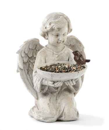 Polystone Angel Bird Feeder