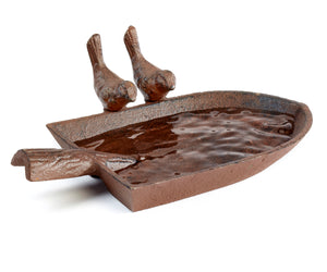 Cast Iron Shovel Dish-Style Bird Feeder