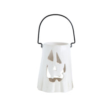 Load image into Gallery viewer, Ceramic Ghost Tealight Lantern, 2 Styles
