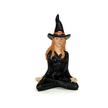 Load image into Gallery viewer, Resin Witch Figurine in Yoga Pose, 4 Styles
