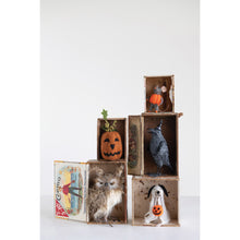 Load image into Gallery viewer, Felt Jack O&#39;Lantern Decor, 5.5in
