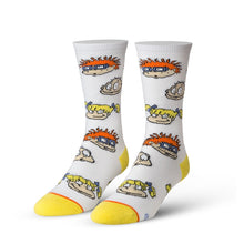Load image into Gallery viewer, Women&#39;s Crew Socks, 5-11, Rugrats Squad
