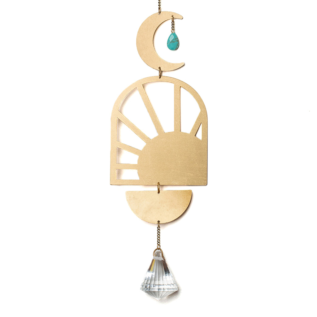 Sunshine & Turquoise Suncatcher