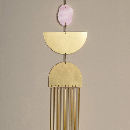 Nebula & Rose Quartz Wall Hanging