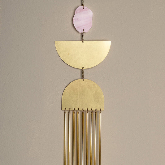 Nebula & Rose Quartz Wall Hanging