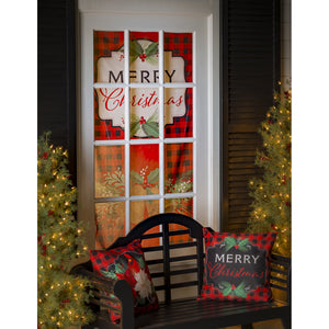 Christmas Joy Shadow Scapes Window Shade, 60in