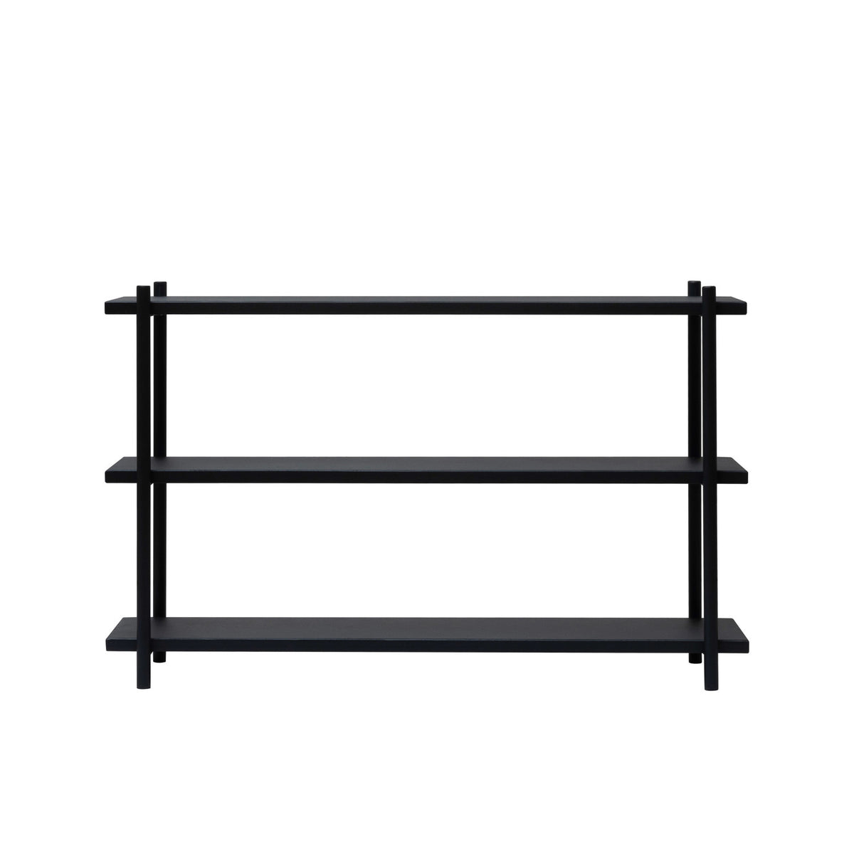 Metal 3-Tier Shelf, Black