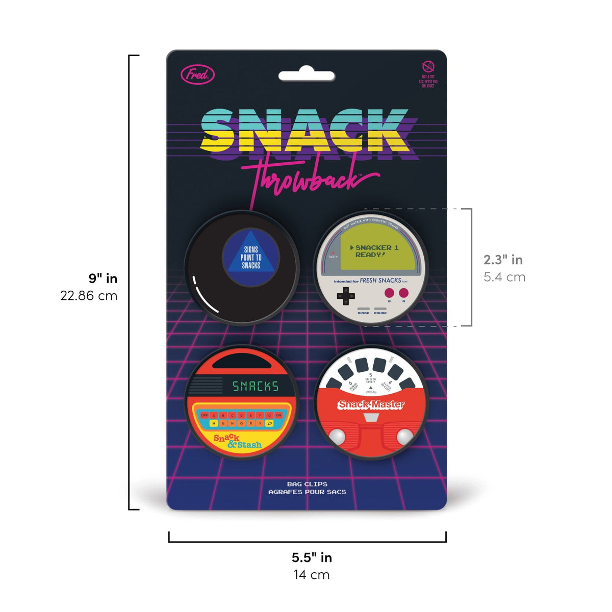 Snack Throwback Bag Clips, Set of 4 – Floral Acres Greenhouse & Garden ...